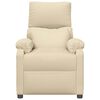 vidaXL Relaxsessel Creme Stoff