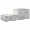 vidaXL Aufbewahrungsschrank 2 pcs Beton Grau 118 x 41 x 40 cm