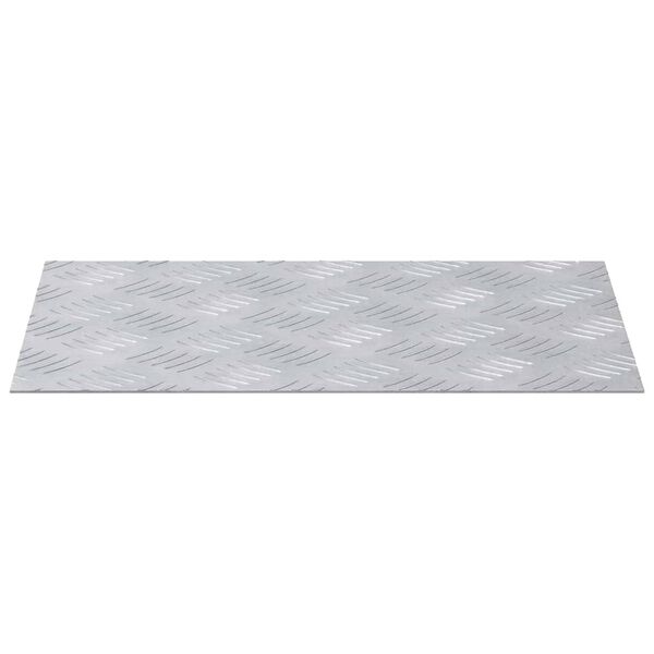 vidaXL Treppe Tritt Rechtwinklig 4 pcs Silber 40 x 30 cm Aluminium