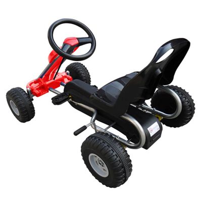 vidaXL Pedal Go-Kart Rot