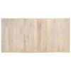 vidaXL Esstisch 180 x 90 x 76 cm Massives Gebleichtes Mangoholz