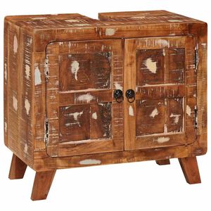 vidaXL Badezimmerschrank Massives Reclaimed Holz und Ingenieurholz
