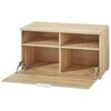 Germania Schuhbank GW-Telde 40x89x49 cm Navarra-Eiche und Wei&szlig;