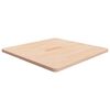 vidaXL Tischplatte Quadratisch 70x70x2,5 cm Eichenholz Unbehandelt