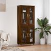 vidaXL Highboard Braun Eichen-Optik 69,5x34x180 cm Holzwerkstoff