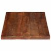 vidaXL Tischplatte 100x70x2,5 cm Rechteckig Altholz Massiv