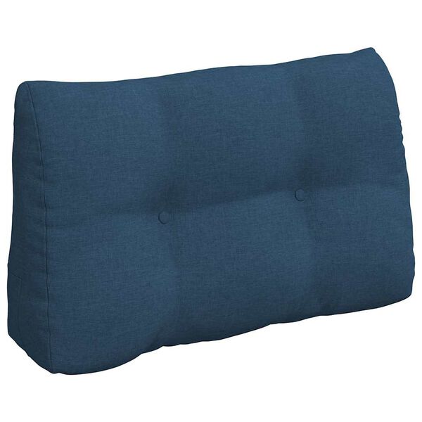 vidaXL R&uuml;cken Kissen Blau 80 x 24 x 50 cm Stoff