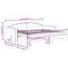 vidaXL Tagesbett Ausziehbar mit Matratzen Dunkelgr&uuml;n 90x200 cm Samt