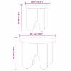 vidaXL Couchtisch 2 pcs Natur Massivholz Kiefer