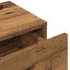 vidaXL Wandregal mit Schubladen Altholz-Optik 100x36x19 cm