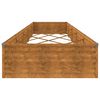 vidaXL Hochbeet 482x100x36 cm Cortenstahl