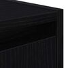 vidaXL Wand-Nachttisch Schwarz 38x34x40 cm