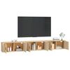 vidaXL TV-Wandschr&auml;nke 3 Stk. Sonoma-Eiche 100x34,5x40 cm