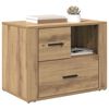 vidaXL Nachttisch Artisan-Eiche 35 x 60 x 50 cm Holzwerkstoff