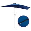 vidaXL Garten-Sonnenschirm Azurblau 294 x 150 x 223 cm