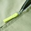 Kinder-Kapuzenpullover mit Rei&szlig;verschluss Helles Khaki 116