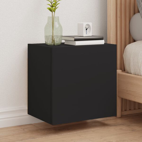 vidaXL TV-Wandschr&auml;nke 2 Stk. Schwarz 40,5x30x40 cm Holzwerkstoff