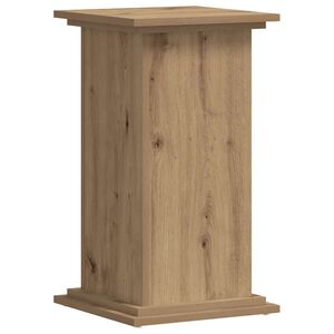 vidaXL Pflanzenst&auml;nder Eiche 33 x 33 x 60 cm Holzwerkstoff