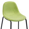 vidaXL 5-tlg. Bar-Set Stoff Gr&uuml;n