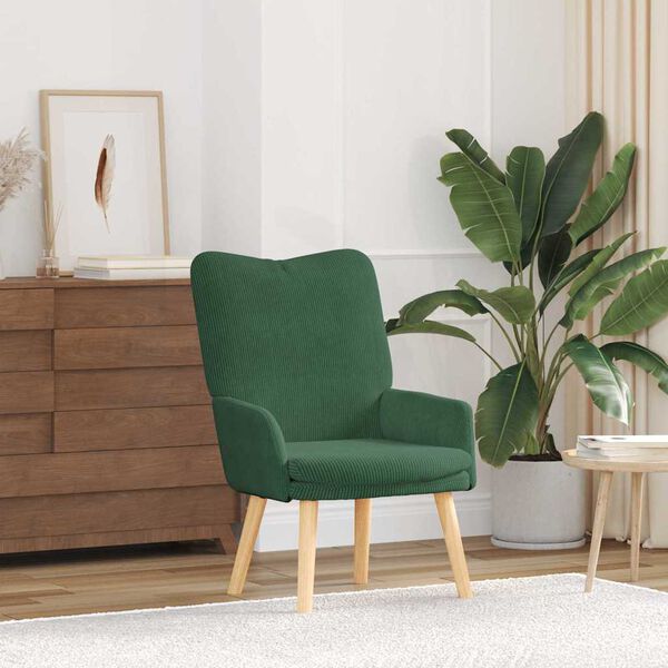vidaXL Sessel Dschungelgr&uuml;n 63 x 67 x 94 cm Stoff