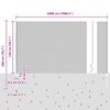 vidaXL Zaun mit Pfosten Gr&uuml;n 1,5 x 50 m Stahl und PVC