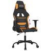 vidaXL Gaming-Stuhl Schwarz und Orange Stoff