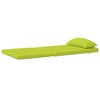vidaXL Stuhlkissen Uni 2 pcs Hellgr&uuml;n 58 x 77 x 4,5 cm Oxford-Stoff