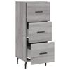 vidaXL Sideboard Grau Sonoma 34,5x34x90 cm Holzwerkstoff