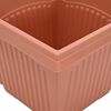 vidaXL Quadratischer Blumentopf 24 pcs Ziegelrot 38 x 38 x 30 cm