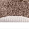 vidaXL Anti-Rutsch Shaggy Teppich Braun 120 x 120 cm PP
