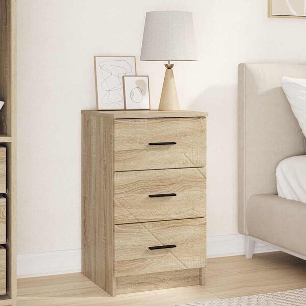 vidaXL Nachttisch Sonoma-Eiche 38 x 38 x 66 cm Holzwerkstoff