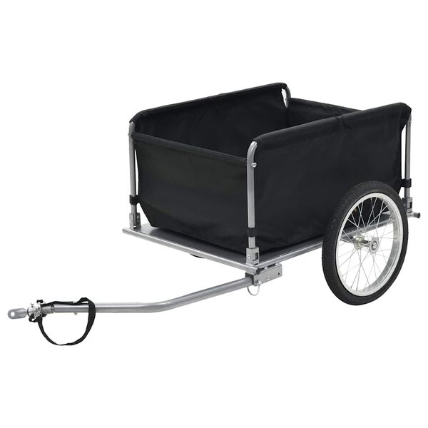 vidaXL Fahrradanh&auml;nger Schwarz und Gelb 65 kg