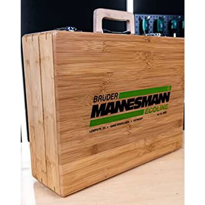 Brüder Mannesmann 108-tlg. Werkzeug-Set Bambus-Werkzeugkoffer im vidaXL  Trendshop