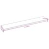 vidaXL Wandkopfteilen 12 pcs Dunkelgrau 90 x 15 cm Stoff