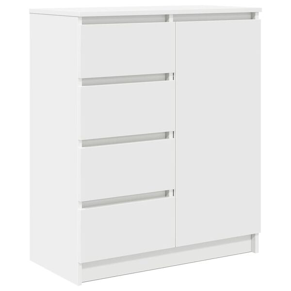 vidaXL Sideboard mit Schubladen Wei&szlig; 71x35x84 cm Holzwerkstoff