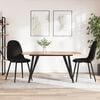 vidaXL Esszimmerst&uuml;hle 2 Stk. Schwarz Samt