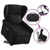 vidaXL Relaxsessel mit Aufstehhilfe Schwarz Stoff