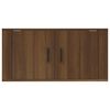 vidaXL TV-Wandschrank Braun Eichen-Optik 80x34,5x40 cm