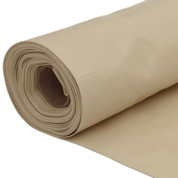 vidaXL Balkon-Sichtschutz Beige 120x500 cm Oxford-Gewebe