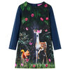 Kinderkleid mit Langen &Auml;rmeln Marineblau 104