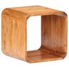 vidaXL Beistelltische 2 Stk. Massivholz mit Honigfarbenem Finish