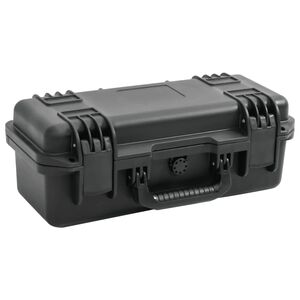 vidaXL Koffer f&uuml;r Flugreise Tragbar Schwarz 46,5x21,5x17,5 cm PP