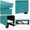 vidaXL Schlafsofa T&uuml;rkis 194 x 67 x 82 cm Samt