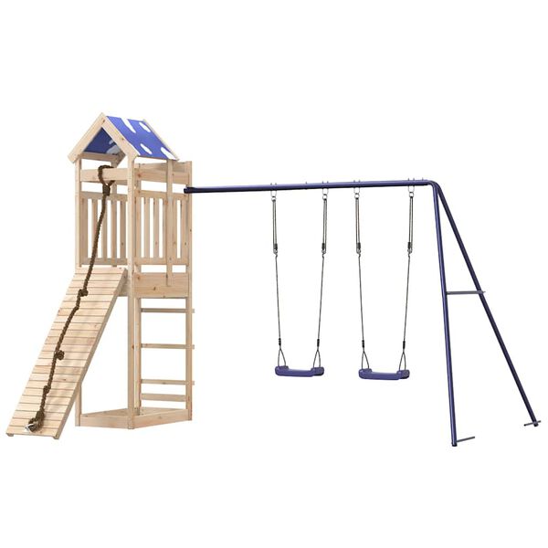 vidaXL Spielturm Massivholz Kiefer
