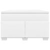 vidaXL Boxspringbett mit Matratze Wei&szlig; 120x190 cm Kunstleder