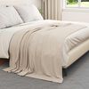 vidaXL &Uuml;berwurfdecke Beige 200 x 150 cm Fleece