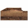 vidaXL Bettrahmen mit Kopfteil Altholz 90 x 200 cm Holzwerkstoff