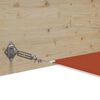 vidaXL Senkrechtmarkise Terrakotta 180x1000 cm Oxford-Gewebe