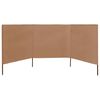 vidaXL 3-teiliges Windschutzgewebe 400 x 80 cm Taupe