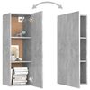 vidaXL TV-Schrank Betongrau 30,5x30x90 cm Holzwerkstoff